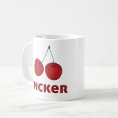 Cherry Picker Koffiemok (Voorkant links)