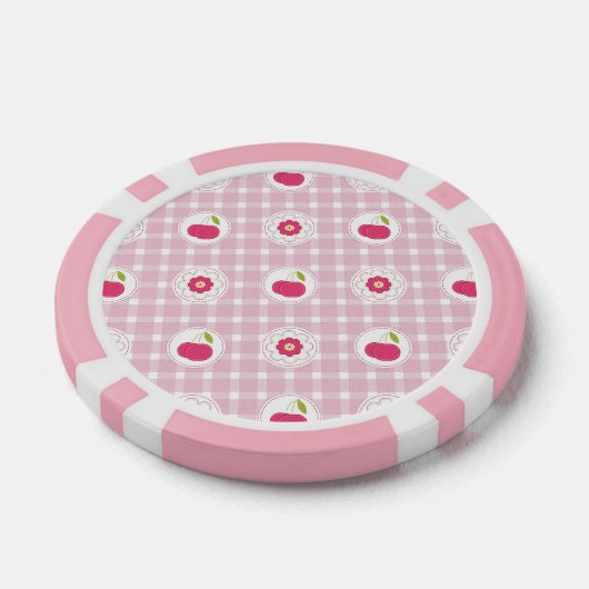 Cherry Picknick Poker Chips (Enkel)