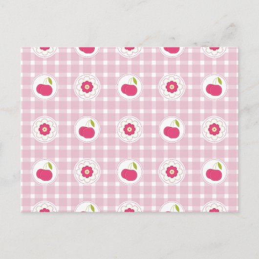 Cherry Picnic Briefkaart (Voorkant)