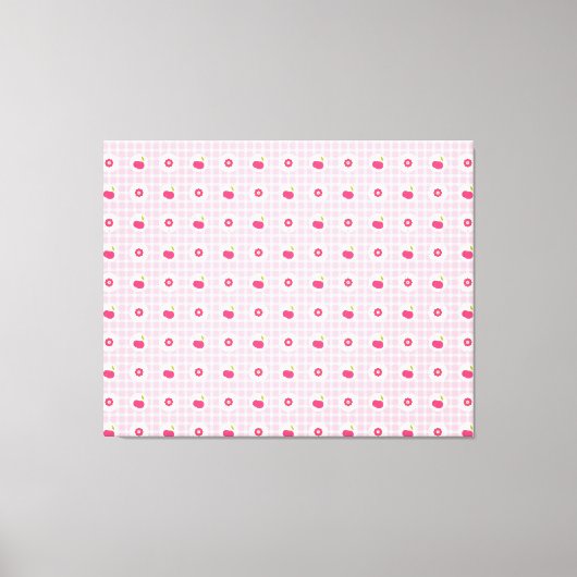 Cherry Picnic Canvas afdrukken (Voorkant)