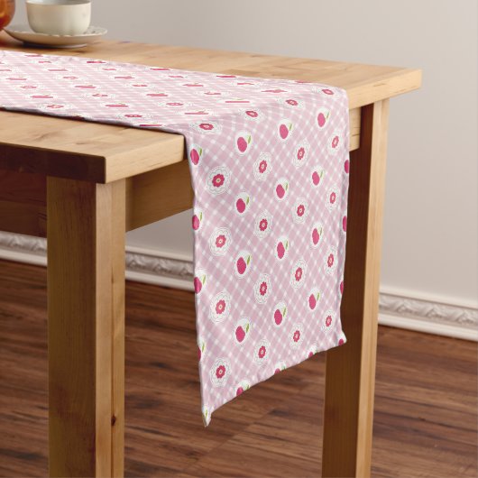 Cherry Picnic Table Runner Lange Tafelloper (Voorbeeld)