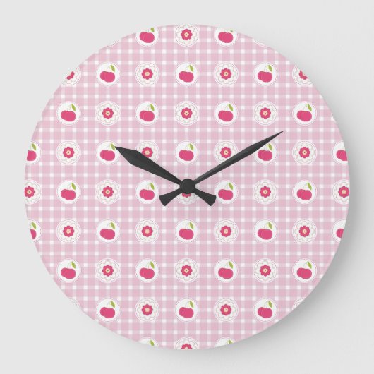 Cherry Picnic Wall klok (Voorkant)