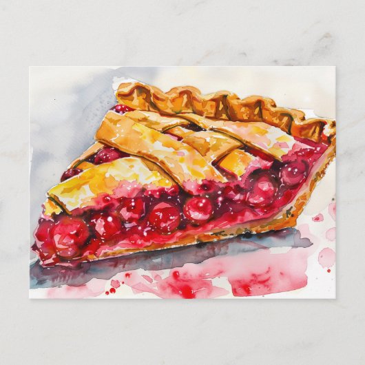 Cherry Pie Briefkaart (Voorkant)