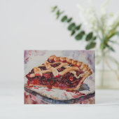 Cherry Pie Briefkaart (Staand voorkant)