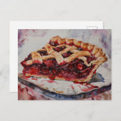 Cherry Pie Briefkaart (Voorkant / Achterkant)
