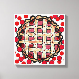 Cherry Pie Canvas Afdruk