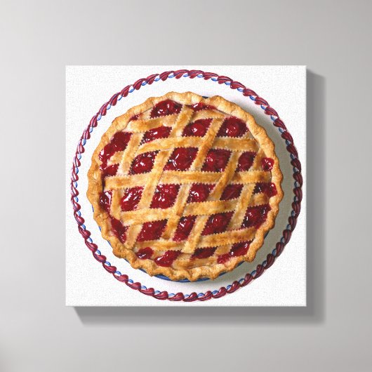 Cherry Pie Canvas Afdruk (Voorkant)