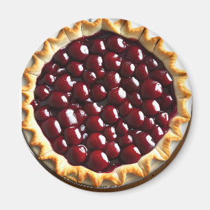 Cherry Pie en Fancy korst Magneet
