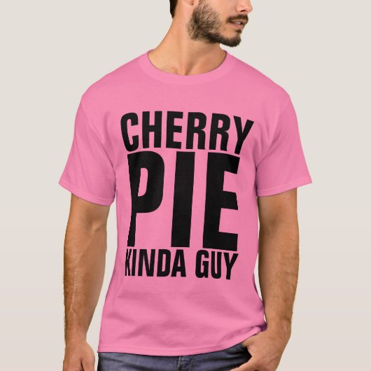 CHERRY PIE GUY MANNEN T-SHIRTS (Voorkant)