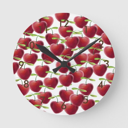 Cherry Pie Ronde Klok (Voorkant)