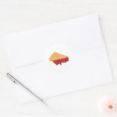 Cherry Pie Ronde Sticker (Envelop)