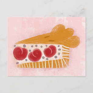 Cherry Pie Slice Briefkaart