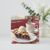 Cherry Pie, Vanilla Ice Cream & Koffie (Staand voorkant)