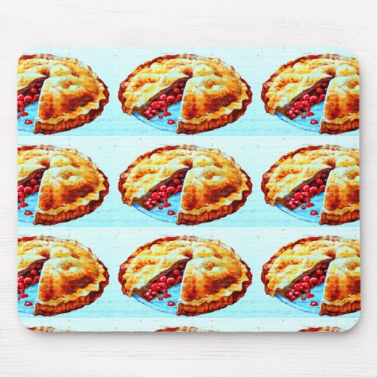 cherry pies mousepad muismat (Voorkant)