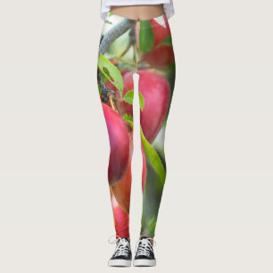 Cherry plum on tak leggings