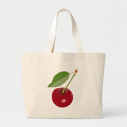 cherry.png grote tote bag (Voorkant)