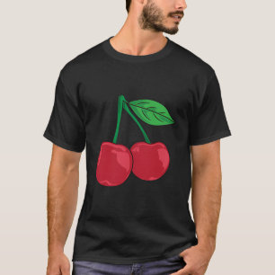 Cherry Pocket Fruit Lover Sweet Bomb Farmer Red CH T-shirt