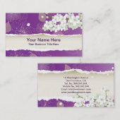 Cherry Pop Blossom Sakura Visitekaartje (Voorkant / Achterkant)