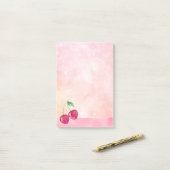 Cherry Post-it® Notes (Op bureau)