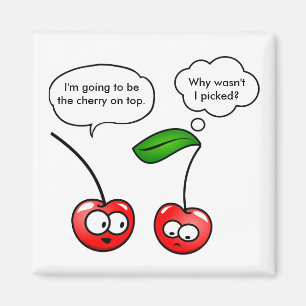 Cherry Puns Magneet