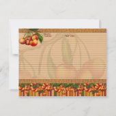 Cherry Recipe Kaarten (Voorkant)