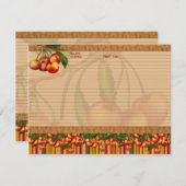 Cherry Recipe Kaarten (Voorkant / Achterkant)