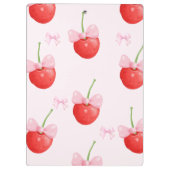 cherry red and pink back to school klembord (Achterkant)