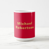 Cherry Red Gold Kleuren Professioneel Trendy Moder