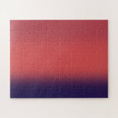 Cherry Red Gradient Puzzle Legpuzzel (Horizontaal)