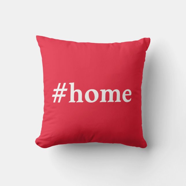 Cherry Red #Home Kussen (Voorkant)