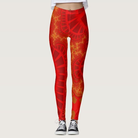 Cherry Red Remix Leggings (Voorkant)