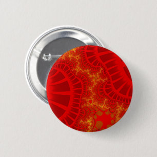 Cherry Red Remix Ronde Button 5,7 Cm