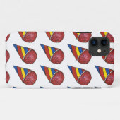 Cherry Red Sno Cone Snocone Congelé Coque de trait (Dos (Horizontal))