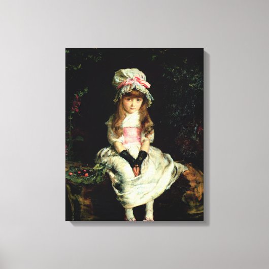 Cherry Ripe, 1879 Canvas Afdruk (Voorkant)