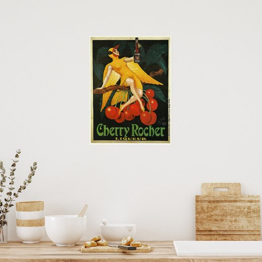 Cherry Rocher Advertisement Poster (Keuken)