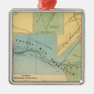 Cherry run, Plumer Metalen Ornament