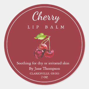 Cherry Salve / balsem Label