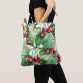 Cherry Seamless Pattern Draagtas (Dichtbij)