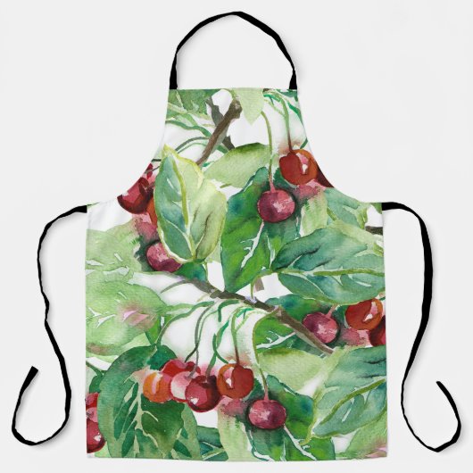 Cherry Seamless Pattern Schort (Voorkant)