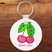 Cherry Sleutelhanger (WHITE) (Voorkant)