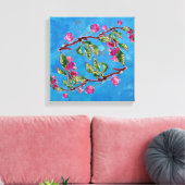 Cherry Splendor Canvas Afdruk (Insitu (Woonkamer))