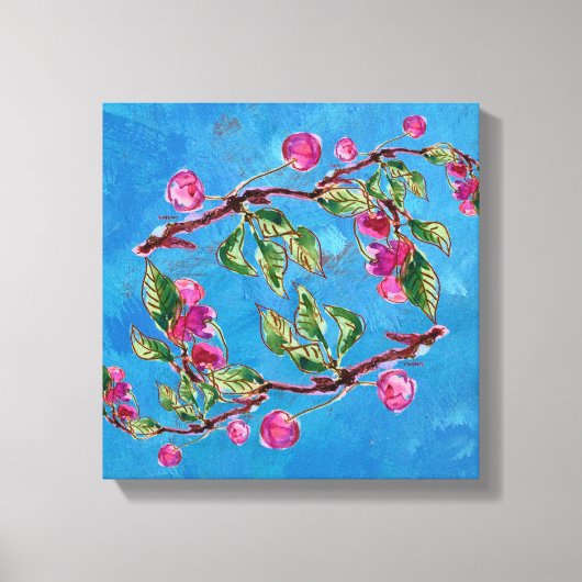 Cherry Splendor Canvas Afdruk (Voorkant)