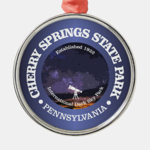 Cherry Springs SP Metalen Ornament