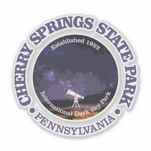 Cherry Springs SP Sticker (Voorkant)