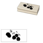 Cherry Stems Art Stamp Rubberstempel (Gestempeld)