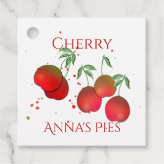 Cherry Stems String Labels