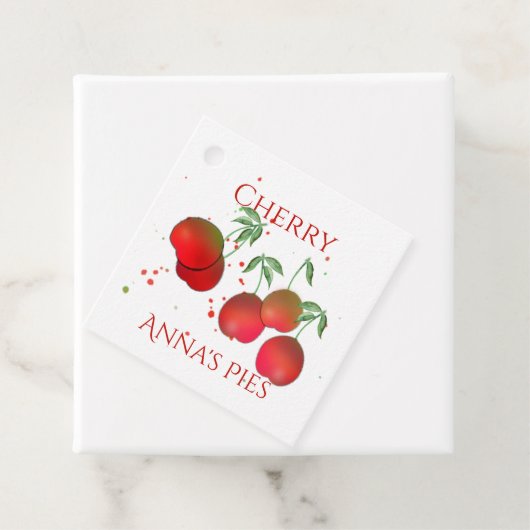 Cherry Stems String Labels (In situ)