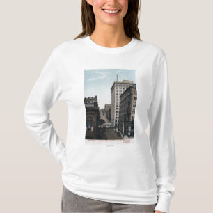 Cherry Street Scene met Alaska Bldg T-shirt