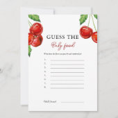 Cherry sur le dessus Devinez la carte de jeu pour (Devant)