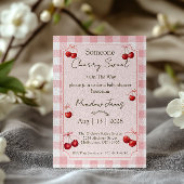 Cherry Sweet - Baby Shower Invitation